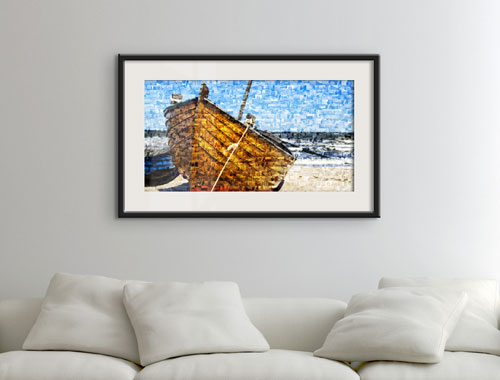 Photo Mosaique comme Poster