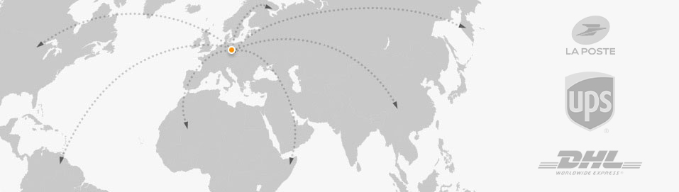 carte du monde ups