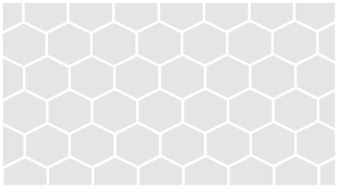 Grille mosaique en forme hexagonale