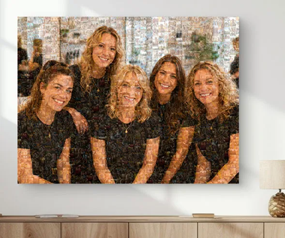 mosaique cadeau depart collegues