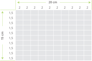 Mesure d'une mosaique