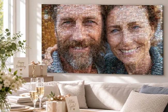 mosaique photo anniversaire example