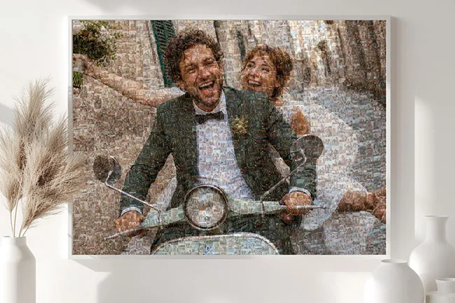 mosaique photo mariage example