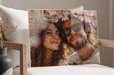mosaique photo produits plexiglas