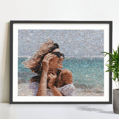 portrait comme mosaique