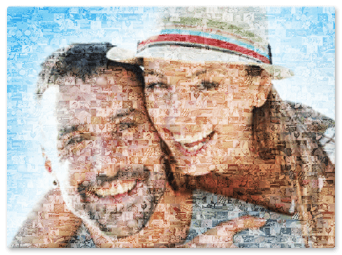 Tableau photo mosaïque